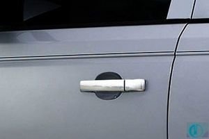 Стальные накладки на ручки дверей Omsa Line Land Rover Discovery III 2004-2009 ― Auto-Clover