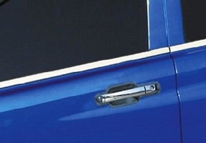 Стальные накладки на ручки дверей Omsa Line SsangYong Kyron 2005-2015 ― Auto-Clover
