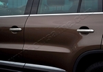 Стальные накладки на ручки дверей Omsa Line Skoda Yeti 2010-2019