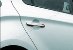 Стальные накладки на ручки дверей Omsa Line Hyundai i30 2012-2017