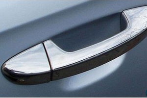 Стальные накладки на ручки дверей Omsa Line Volkswagen Passat B7 2010-2015 ― Auto-Clover