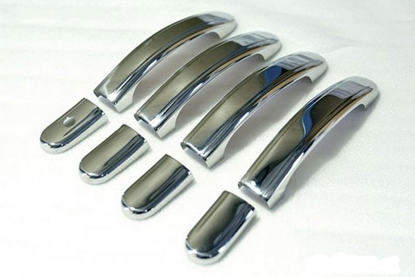 Стальные накладки на ручки дверей Omsa Line Ford Fusion 2002-2012 no.15622