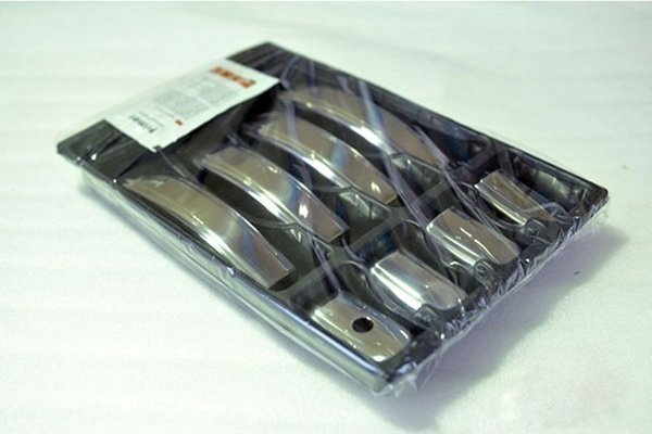 Стальные накладки на ручки дверей Omsa Line Ford Fusion 2002-2012 no.15622