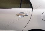 Стальные накладки на ручки дверей Omsa Line Toyota Camry 2006-2011