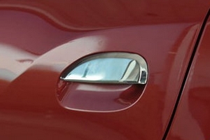 Стальные накладки на ручки дверей Omsa Line Renault Sandero 2012-2019 ― Auto-Clover