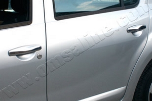 Стальные накладки на ручки дверей Omsa Line Renault Duster 2011-2019 ― Auto-Clover