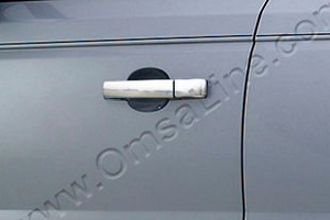 Стальные накладки на ручки дверей Omsa Line Land Rover Range Rover 2002-2012 ― Auto-Clover