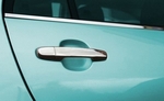 Стальные накладки на ручки дверей (под чип) Omsa Line Toyota RAV4 2006-2012
