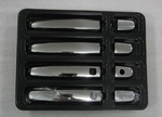 Стальные накладки на ручки дверей (под чип) Omsa Line Toyota RAV4 2006-2012