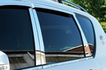 Стальные накладки на стойки дверей Kumchang Hyundai Santa Fe 2001-2005 ТагАЗ
