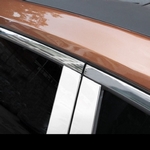 Стальные накладки на стойки дверей OEM-Tuning Nissan X-Trail 2014-2019