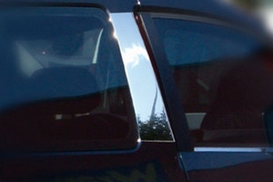 Стальные накладки на стойки дверей Omsa Line Volkswagen Caddy 2003-2019 ― Auto-Clover