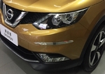 Стальные накладки на углы бампера OEM-Tuning Nissan Qashqai 2014-2019