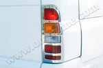 Стальные накладки на задние фонари Omsa Line Ford Transit 2006-2013