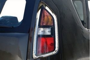 Стальные накладки на задние фонари Omsa Line KIA Soul 2009-2013 ― Auto-Clover