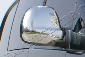Стальные накладки на зеркала Omsa Line Mercedes-Benz Vito W639 2003-2014 ― Auto-Clover