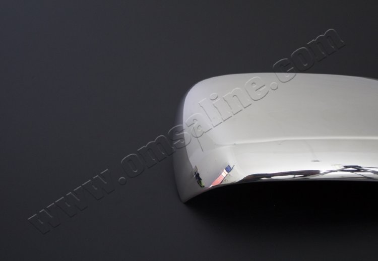 Стальные накладки на зеркала Omsa Line Toyota Land Cruiser 200 2007-2019 no.13655
