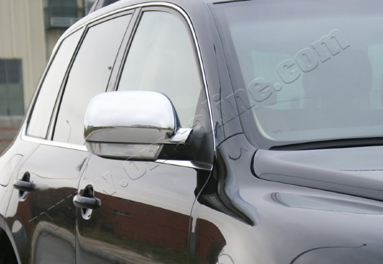 Стальные накладки на зеркала Omsa Line Volkswagen Touareg I 2002-2009 no.13697