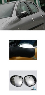 Стальные накладки на зеркала Omsa Line Citroen C3 2002-2009