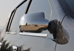 Стальные накладки на зеркала Omsa Line Renault Duster 2011-2019