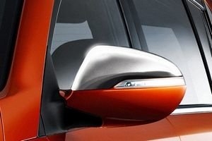 Стальные накладки на зеркала с поворотником Omsa Line KIA Sportage 2010-2015 ― Auto-Clover