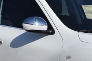Стальные накладки на зеркала с поворотником Omsa Line Nissan Juke 2011-2019 ― Auto-Clover