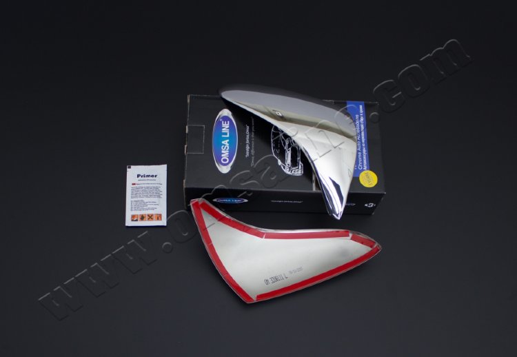Стальные накладки на зеркала с поворотником Omsa Line Hyundai ix35 2009-2015 no.16421