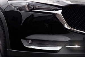Стальные накладки под передние противотуманные фары OEM-Tuning Mazda CX-5 2017-2019 ― Auto-Clover