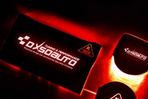 Светодиодная подсветка подстаканников AL Hair Line Dxsoauto Hyundai Tucson 2015-2019 ― Auto-Clover
