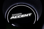 Светодиодная подсветка подстаканников Dxsoauto (Accent) Hyundai Solaris 2011-2017
