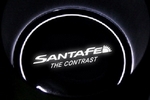 Светодиодная подсветка подстаканников Dxsoauto (вер.1) Hyundai Santa Fe 2012-2018