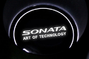 Светодиодная подсветка подстаканников Dxsoauto Hyundai Sonata 2009-2014 ― Auto-Clover