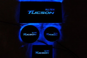 Светодиодная подсветка подстаканников Ledist Hyundai Tucson 2015-2019 ― Auto-Clover