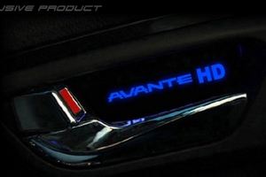 Светодиодная подсветка внутренних ручек дверей Dxsoauto (Avante HD) Hyundai Elantra 2006-2010 ― Auto-Clover