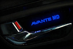 Светодиодная подсветка внутренних ручек дверей Dxsoauto (Avante MD) Hyundai Elantra 2010-2015 ― Auto-Clover