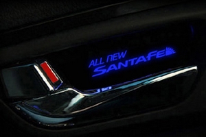 Светодиодная подсветка внутренних ручек дверей Dxsoauto (вер.1) Hyundai Santa Fe 2012-2018 ― Auto-Clover