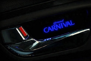 Светодиодная подсветка внутренних ручек дверей Dxsoauto KIA Carnival 2006-2014 ― Auto-Clover