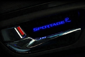 Светодиодная подсветка внутренних ручек дверей Dxsoauto KIA Sportage 2010-2015 ― Auto-Clover