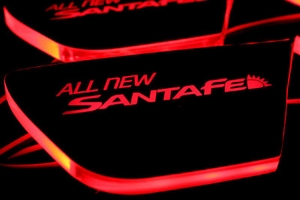 Светодиодная подсветка внутренних ручек дверей Ledist Hyundai Santa Fe 2012-2018 ― Auto-Clover