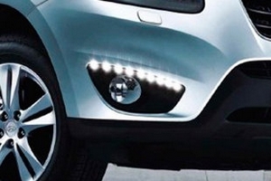 Светодиодные дневные ходовые огни OEM-Tuning Hyundai Santa Fe 2010-2012 ― Auto-Clover