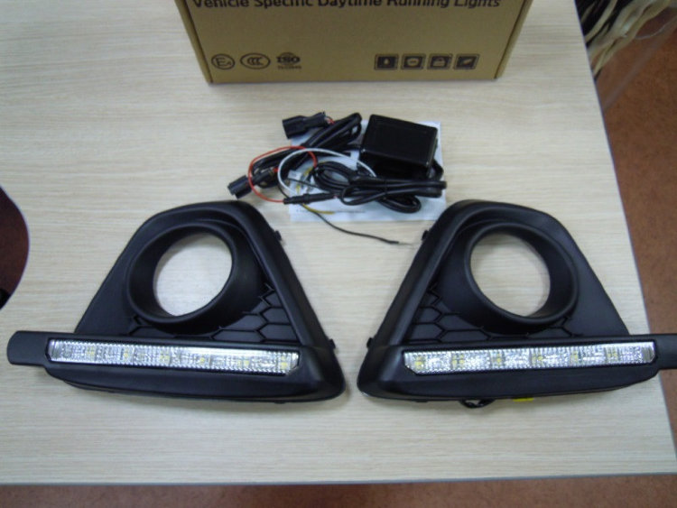 Светодиодные дневные ходовые огни (вариант 1) OEM-Tuning Mazda CX-5 2012-2017 no.7553