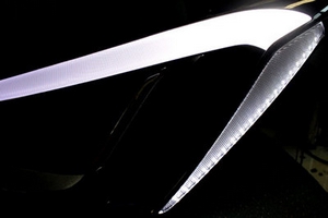 Светодиодные модули габаритов в передние фары (2 режима) Led&amp;Car Hyundai Santa Fe 2012-2018 ― Auto-Clover