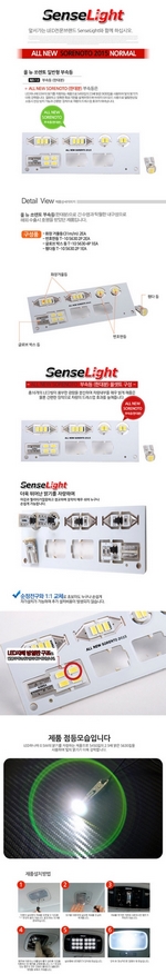 Светодиодные модули подсветки салона (дополнительные модули) SenseLight KIA Sorento Prime 2015-2019