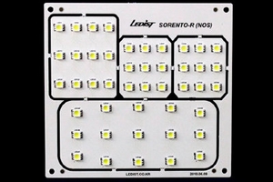 Светодиодные модули подсветки салона Ledist (без люка) KIA Sorento 2013-2017 ― Auto-Clover