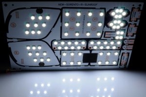 Светодиодные модули подсветки салона (с люком) Gogocar KIA Sorento 2013-2017 ― Auto-Clover