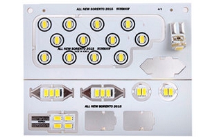 Светодиодные модули подсветки салона (с люком) SenseLight KIA Sorento Prime 2015-2019 ― Auto-Clover