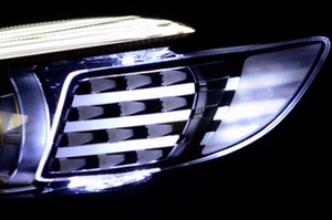 Светодиодные модули поворотника в передние фары (2 режима) exLed KIA Sorento Prime 2015-2019 ― Auto-Clover