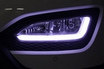 Светодиодные реснички в противотуманные фары Led&amp;Car Hyundai Santa Fe 2012-2018