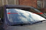 Водосток (дефлектор) лобового стекла Strelka Nissan X-Trail 2014-2019