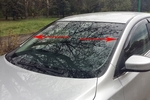 Водосток (дефлектор) лобового стекла Strelka Nissan Sentra 2013-2019